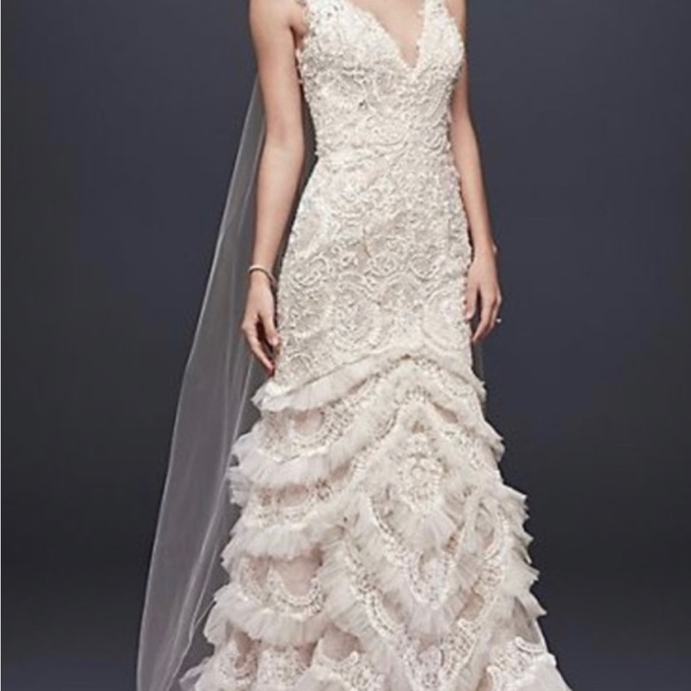 Never worn wedding gown David’s bridal tags attached